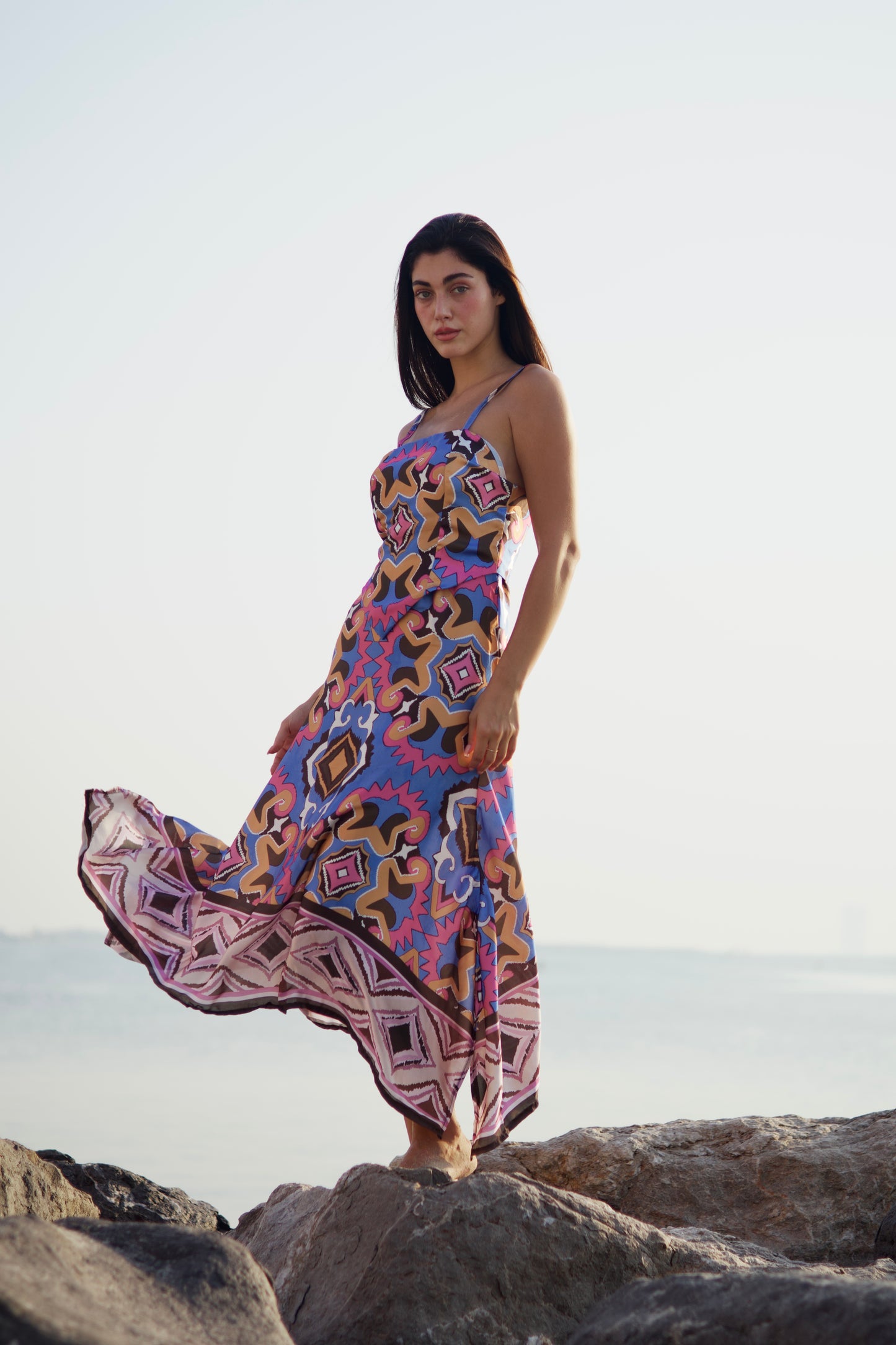 Riviera Silk Dress