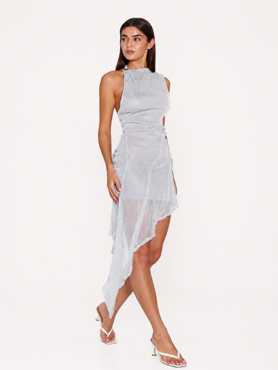 Luna Dress in Baby Blue