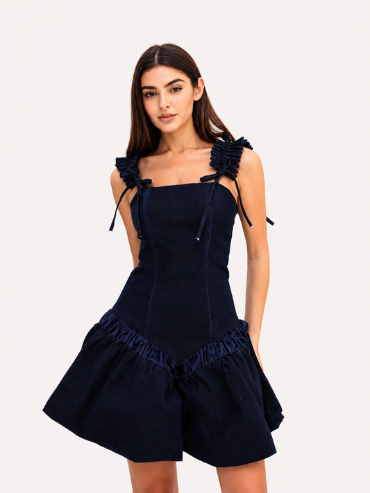 Navyra Denim Dress