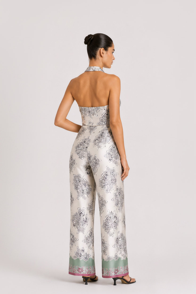 Fraeya Sorella silk set featuring elevated contemporary womenswear designed in Dubai
