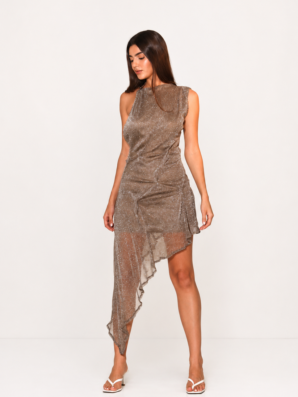 Luna Dress in Khaki